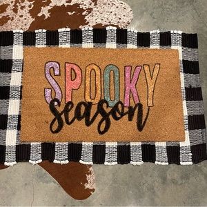 Spooky season doormat